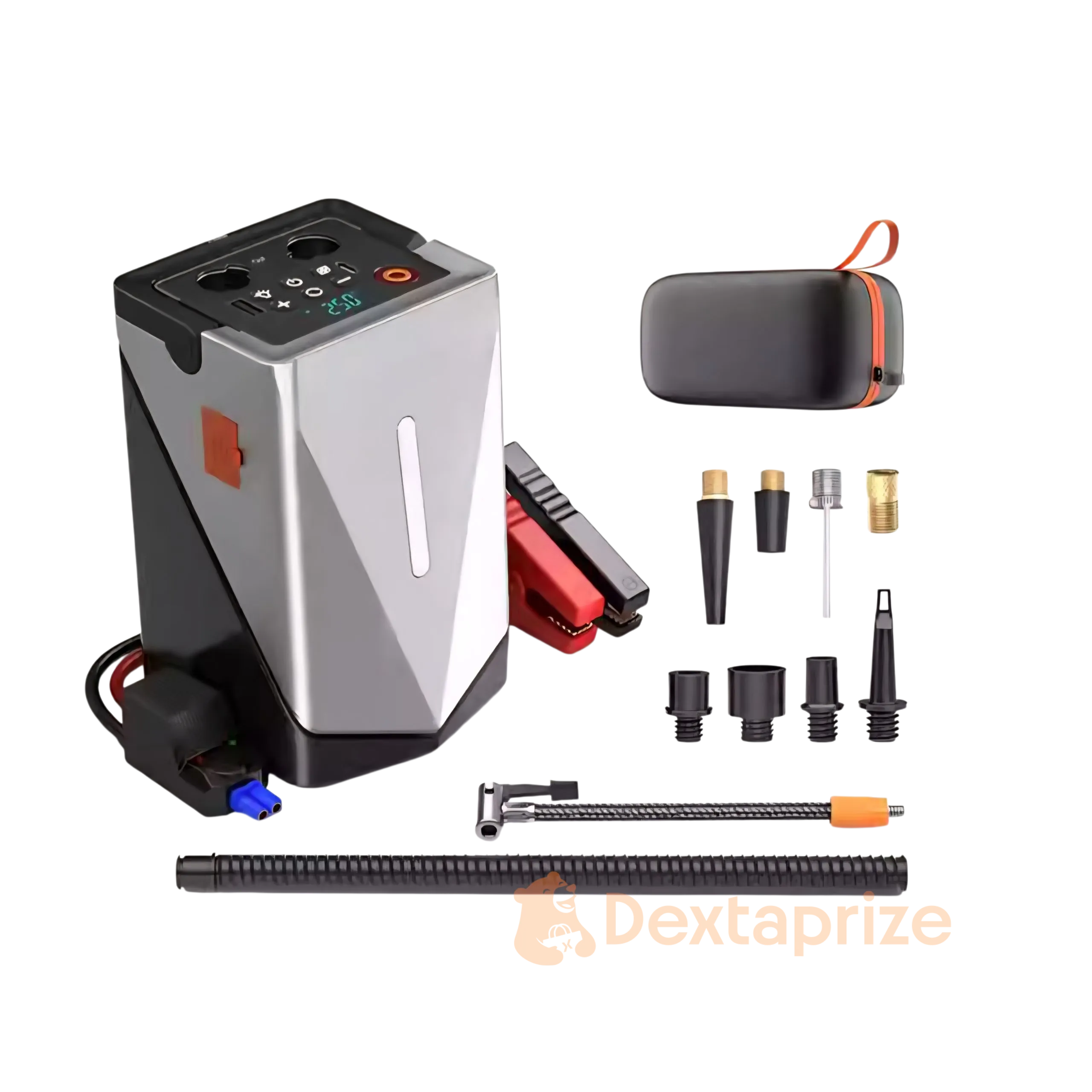 Portable Car Jump Starter + Tire Air Pump (12V) Powerbank – 8000mAh / 12000mAh