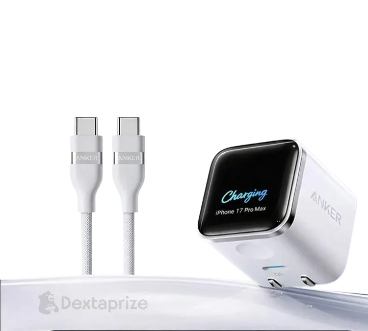 Anker 45W GaN Smart Fast Charger – Digital Display – USB-C PD